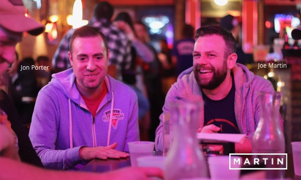Joe Martin and Dinner with the owner of Chicago Pizza Tours