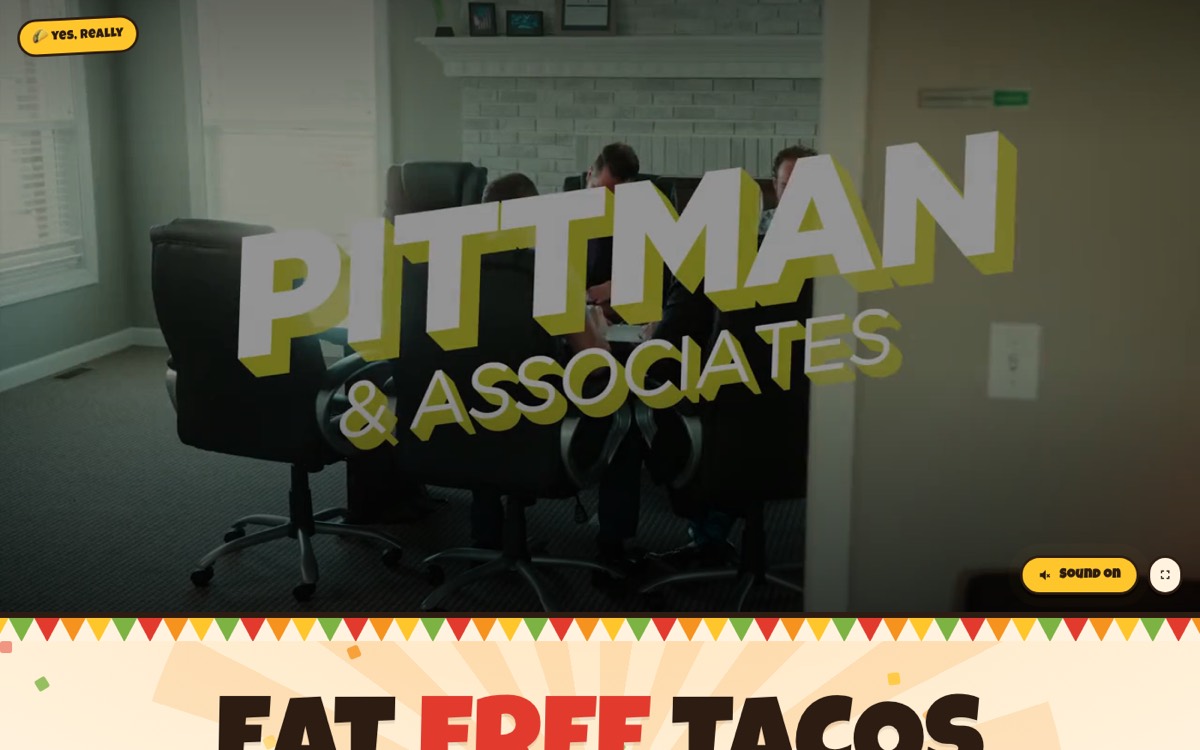 Matt Pittman website on desktop